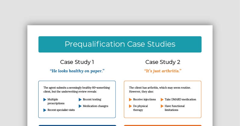 LTCI Prequalification Case Studies